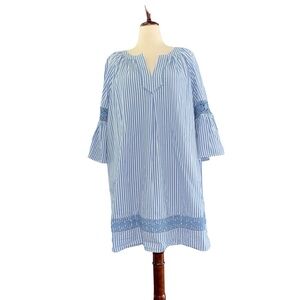 Blue Striped Tunic Dress
